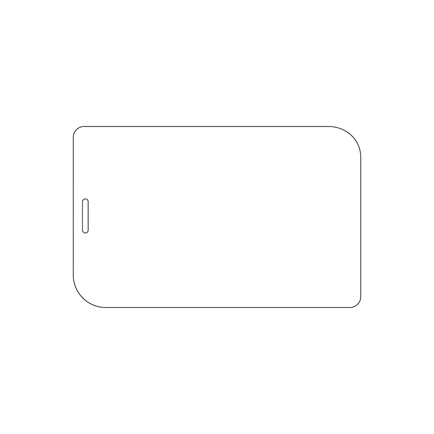 Custom Plastic 3.375" x 2.125" Leaf Shape Badges