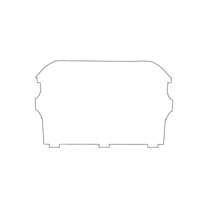 Custom Plastic 3.375" x 2.125" Dumpster Shape Cards