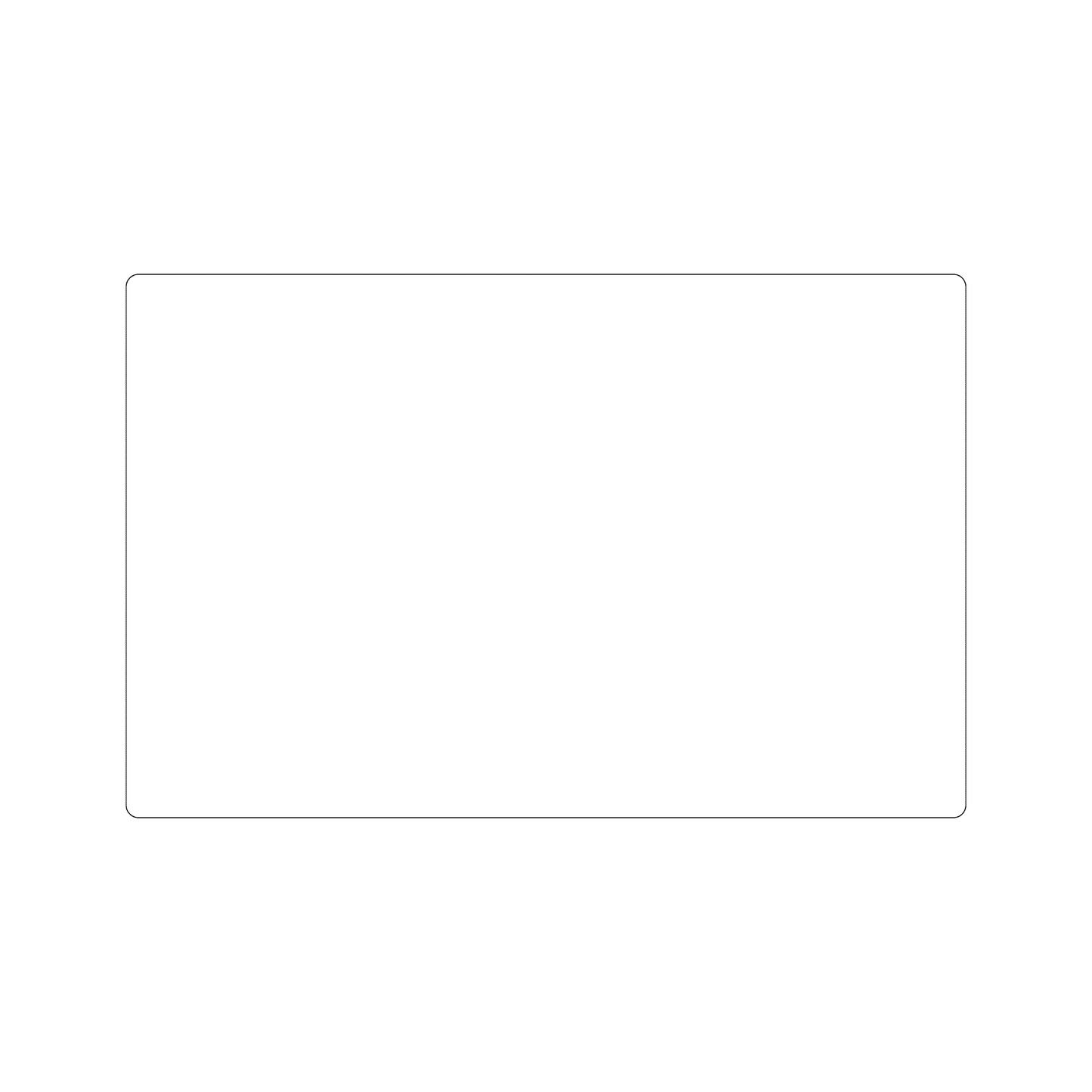 Custom Plastic 5.5" x 8.5" Rectangle Menus