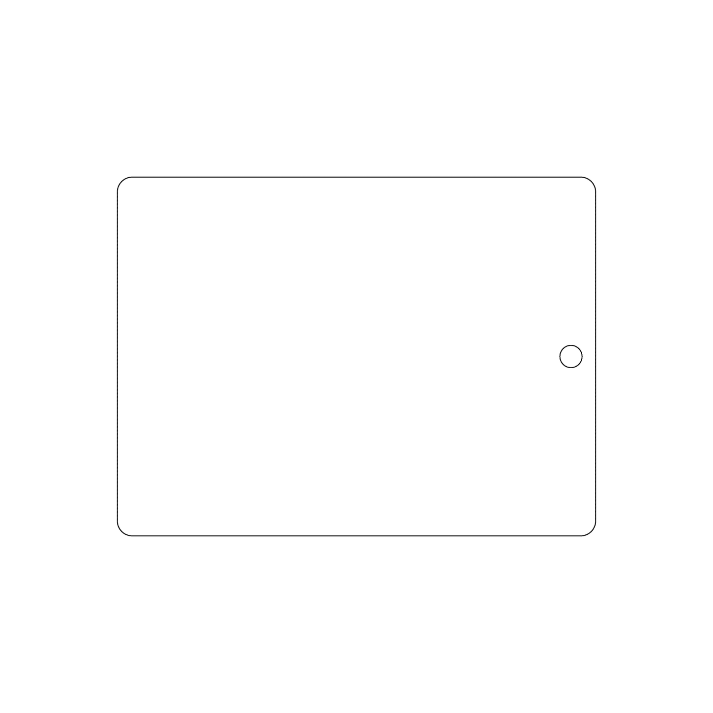 Custom Plastic 4" x 3" Rectangle Tags