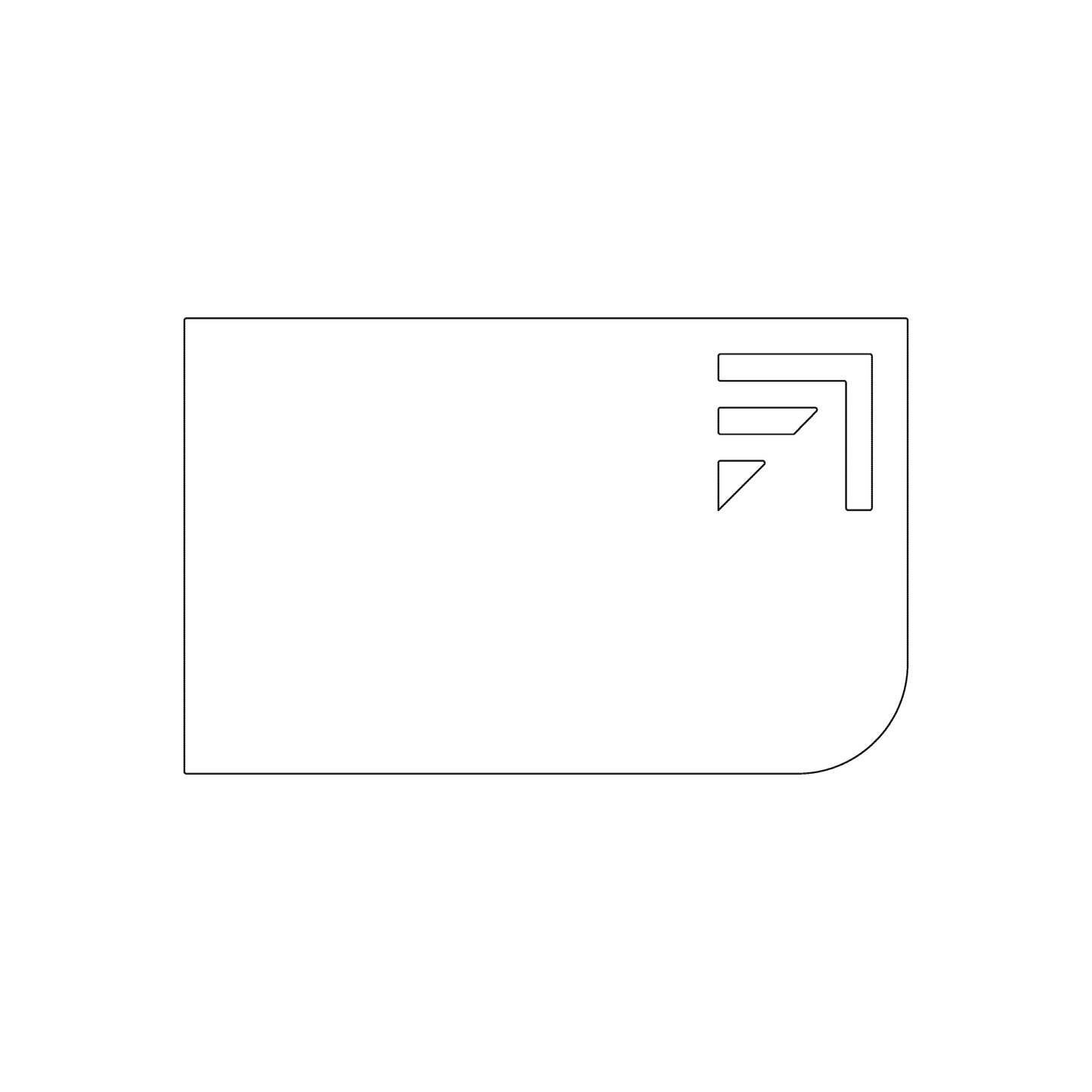 Custom Plastic 3.375" x 2.125" Cards with Punch-Out Corner Slots