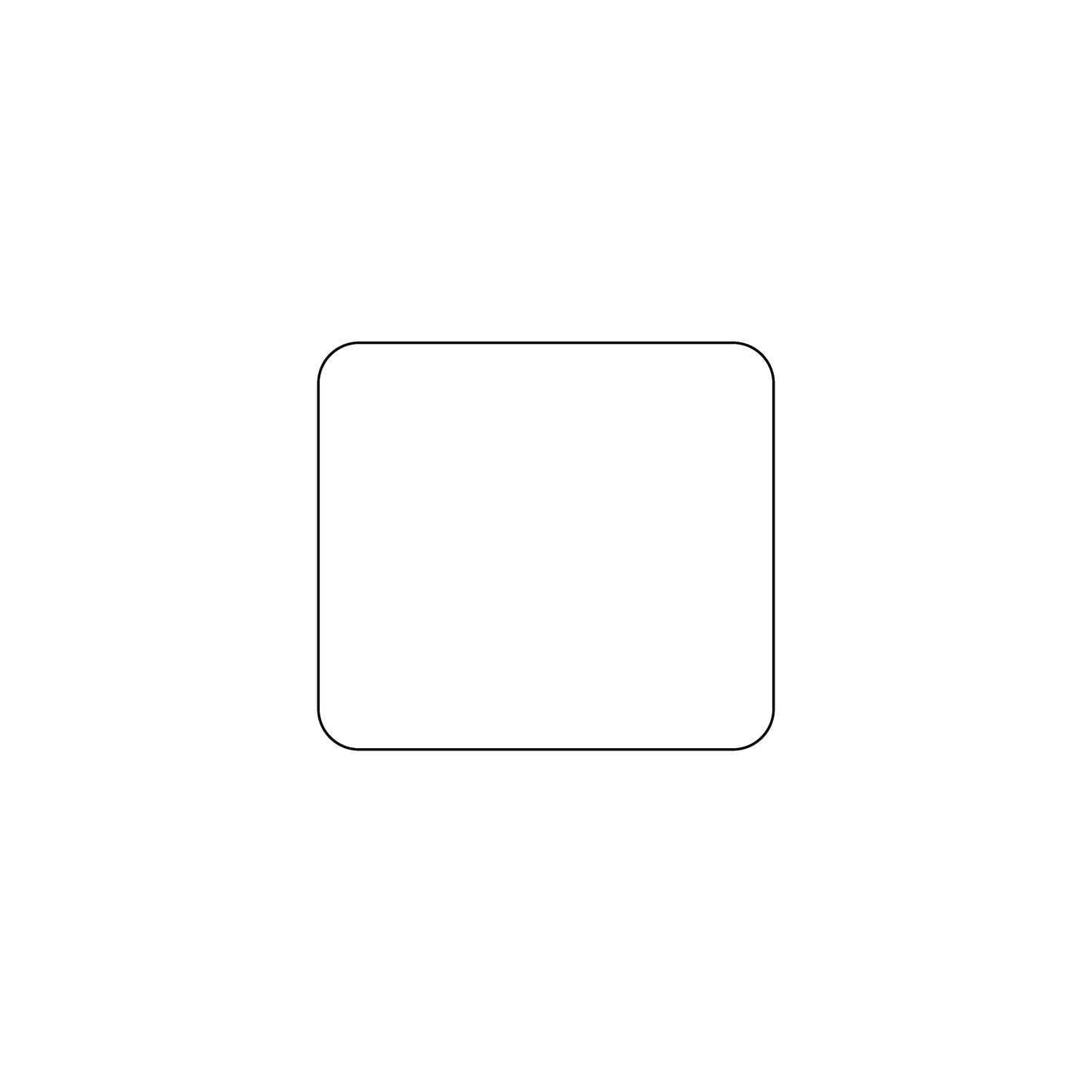 Custom Plastic 1.4" x 1.25" Mini Cards