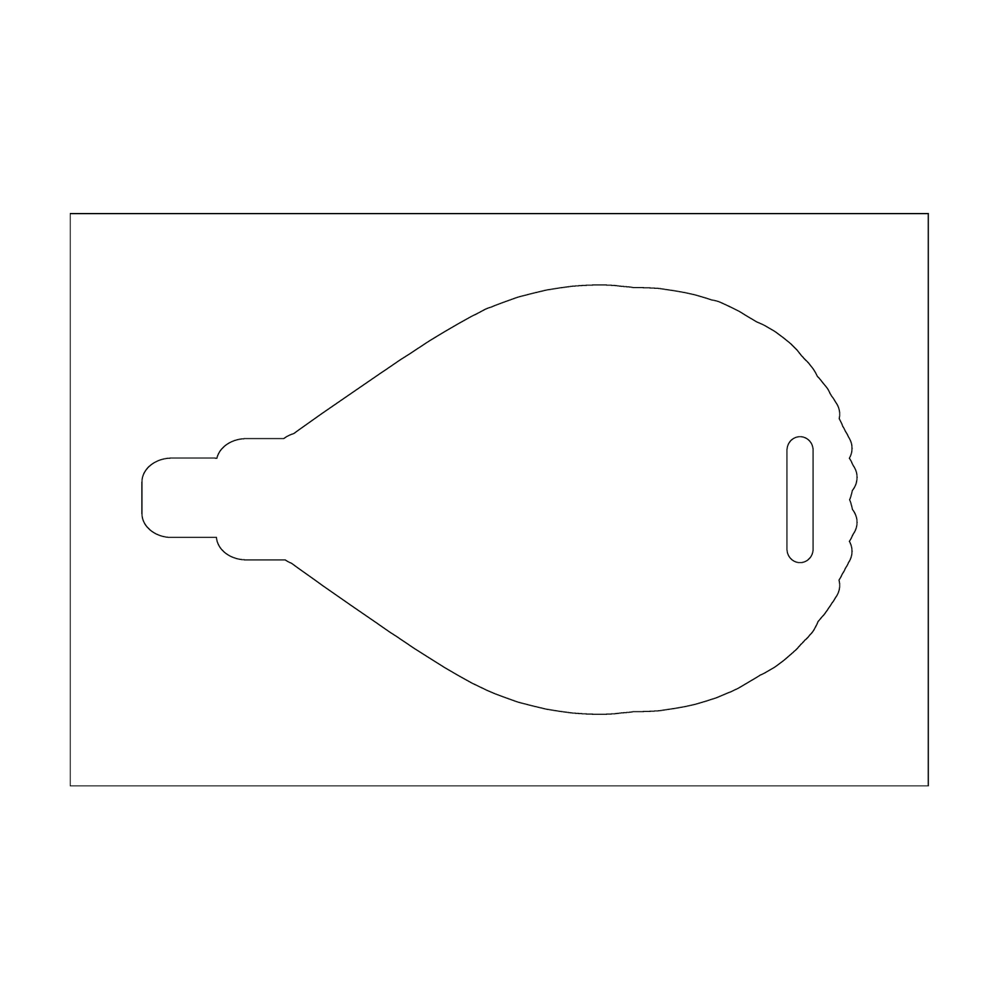 Custom Plastic 3" x 5" Hot Air Balloon Shape Luggage Tags