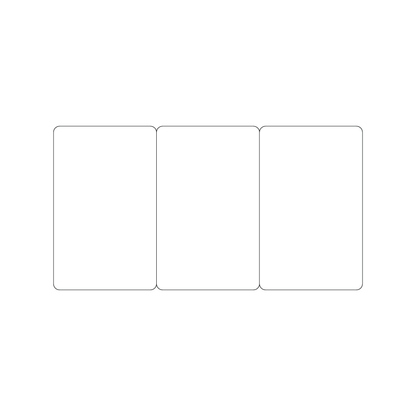 Custom Plastic Three Card Combo