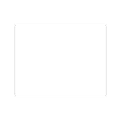 Custom Plastic 7" x 9" Large Rectangle Invitation