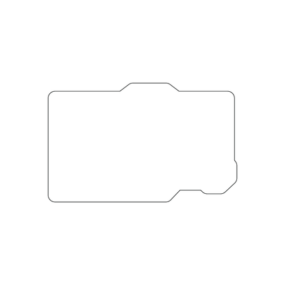 Custom Plastic 3.375" x 2.125" Tech Shape Cards