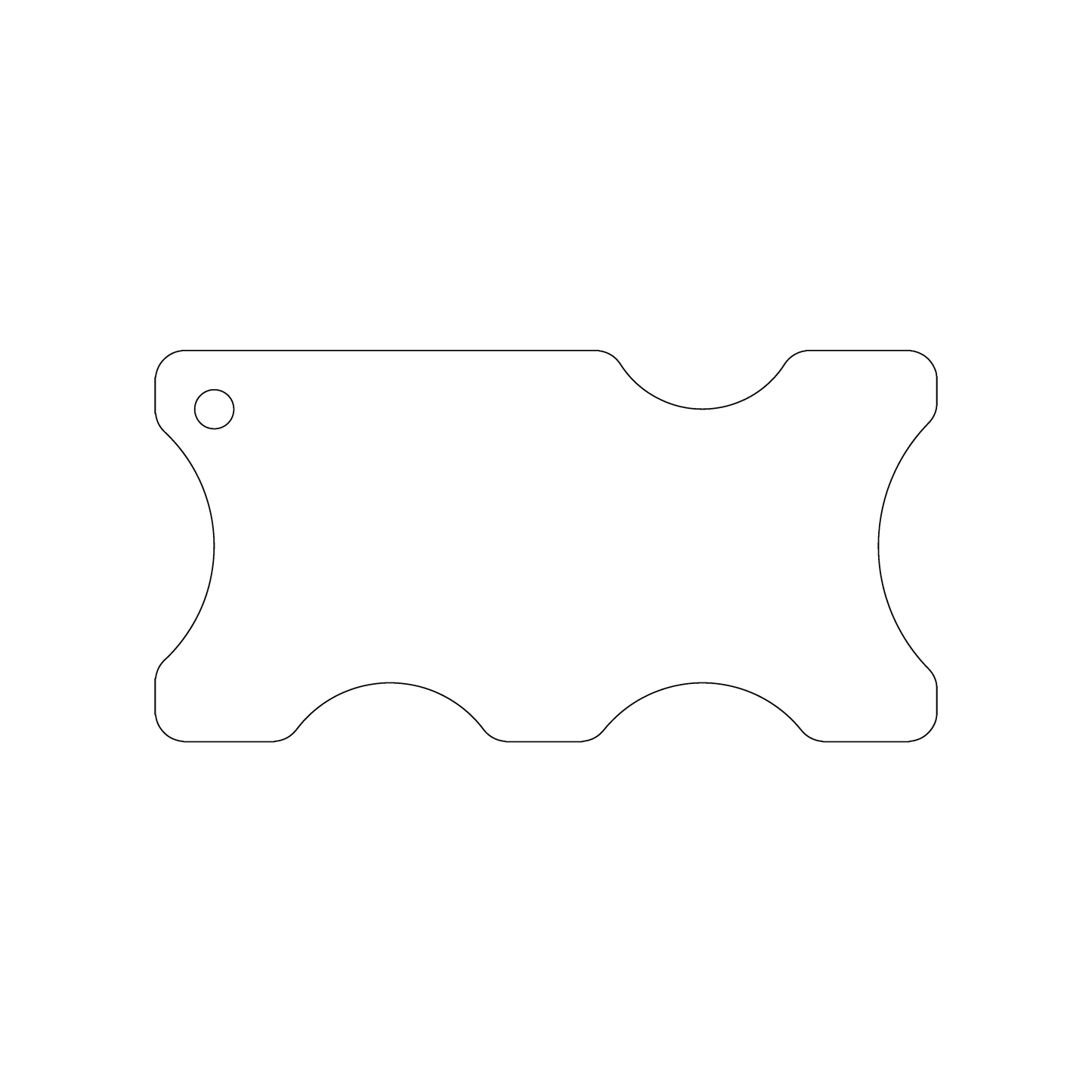 Custom Plastic 5" x 2.5" Gauge Tools