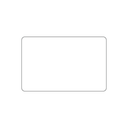 Custom Plastic 3.35" x 2.125" Cards
