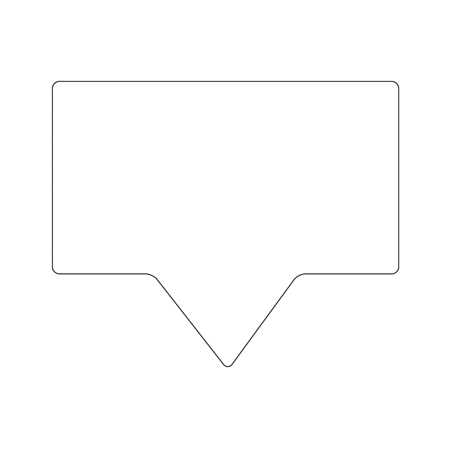 Custom Plastic 6" x 5" Warning Signage