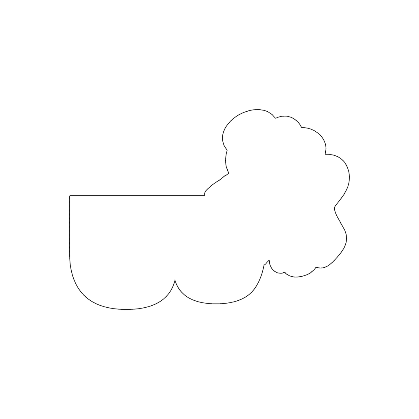 Custom Plastic 2.5" x 3.5" B with Hat Shape Cards