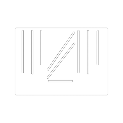 Custom Plastic 7.25" x 5.25" Guide Cards