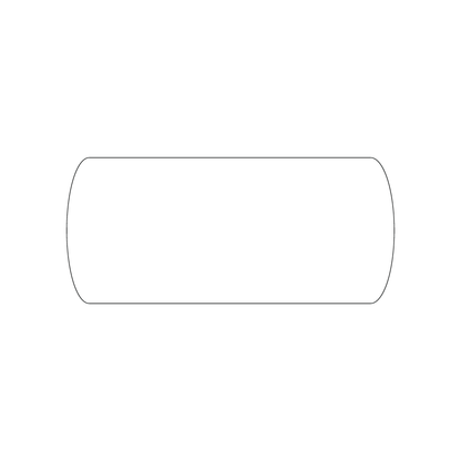 Custom Plastic 2.13" x 4.79" Two Rounded Ends Cards