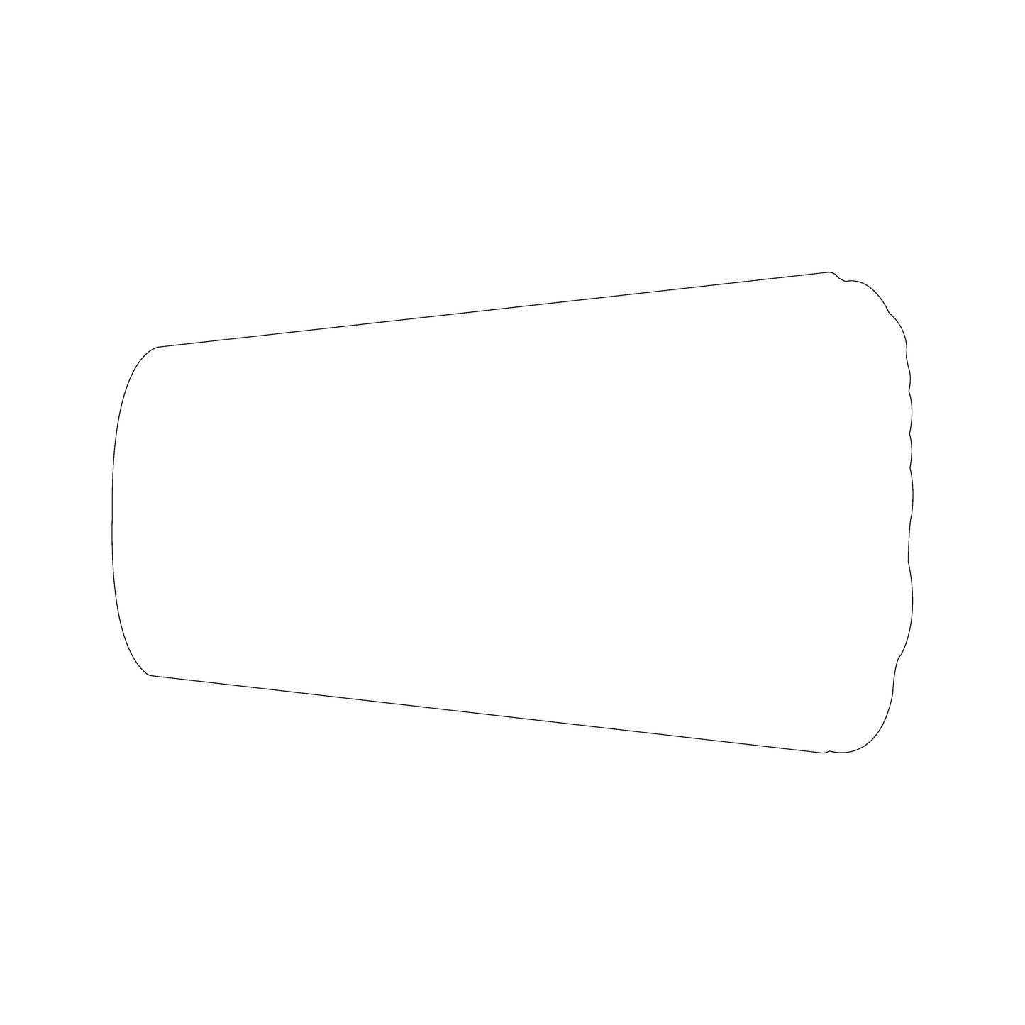 Custom Plastic 6" x 10" Pint Glass Shape Menus