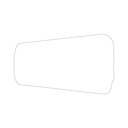 Custom Plastic 6" x 10" Pint Glass Shape Menus