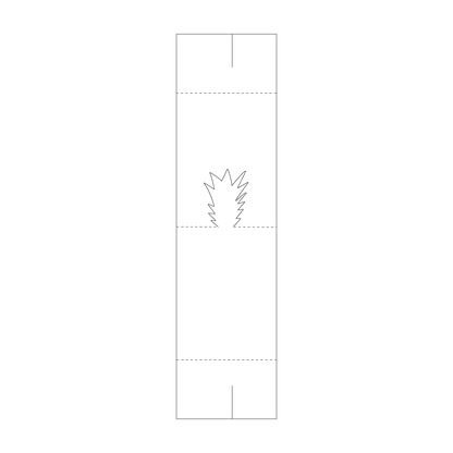 Custom Paper Pineapple Top Table Tent