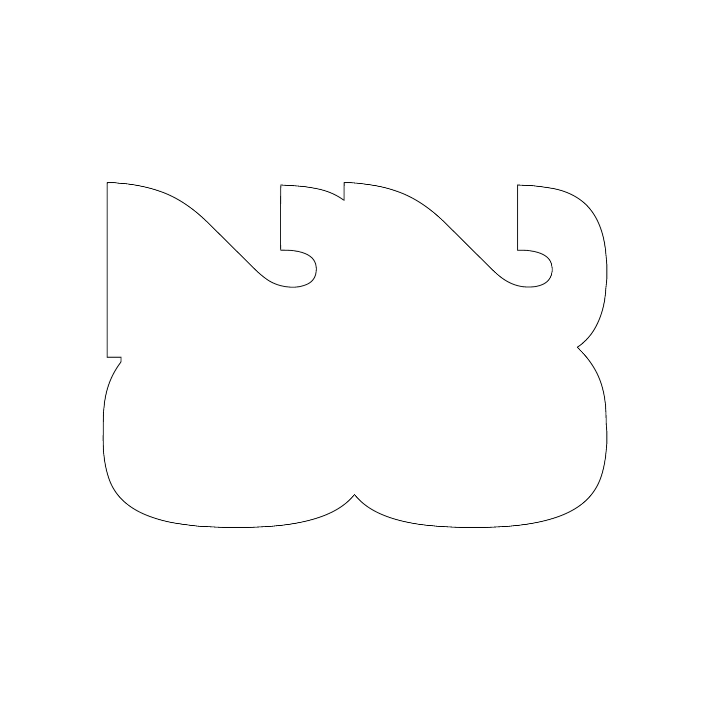 Custom Plastic 3.25" x 4.25" 2020 Shape Cards