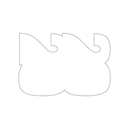 Custom Plastic 3.25" x 4.25" 2020 Shape Cards