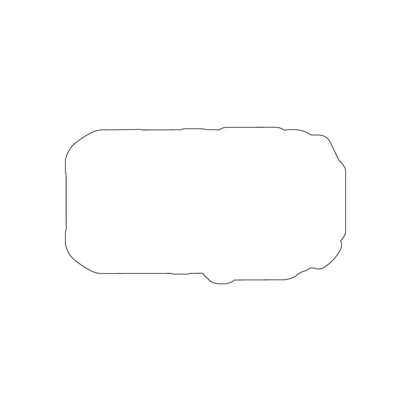 Custom Plastic 3.85" x 2.15" Phone Case Shape Cards