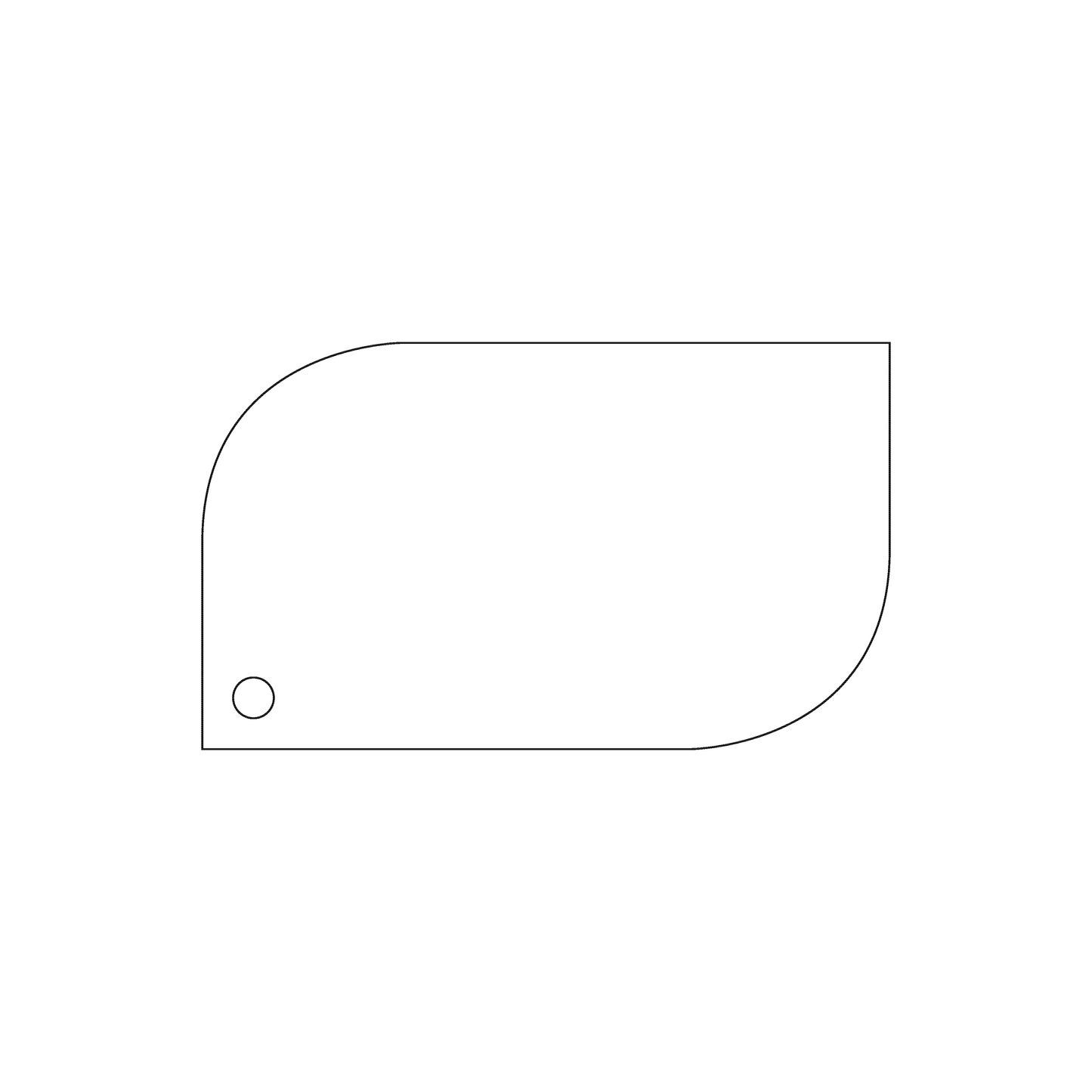 Custom Plastic 2.75" x 1.625" Leaf Shape Key Tags
