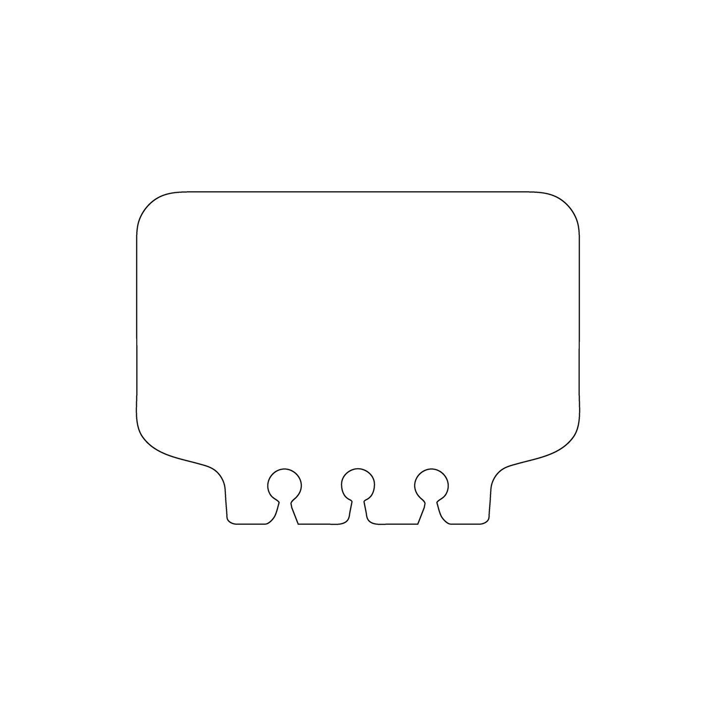 Custom Plastic 3" x 2.25" Rolodex Cards