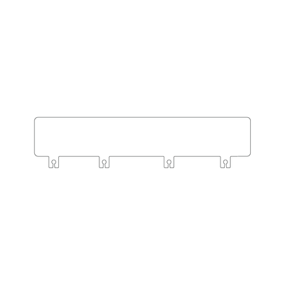 Custom Plastic 7.5" x 1.75" Rolodex Bookmarks