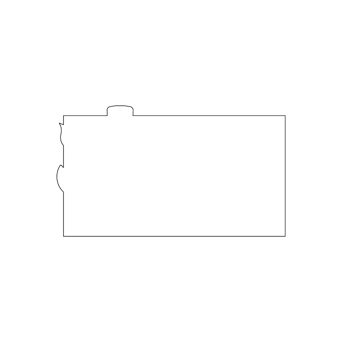 Custom Plastic 3.5" x 2" Ridged Cards