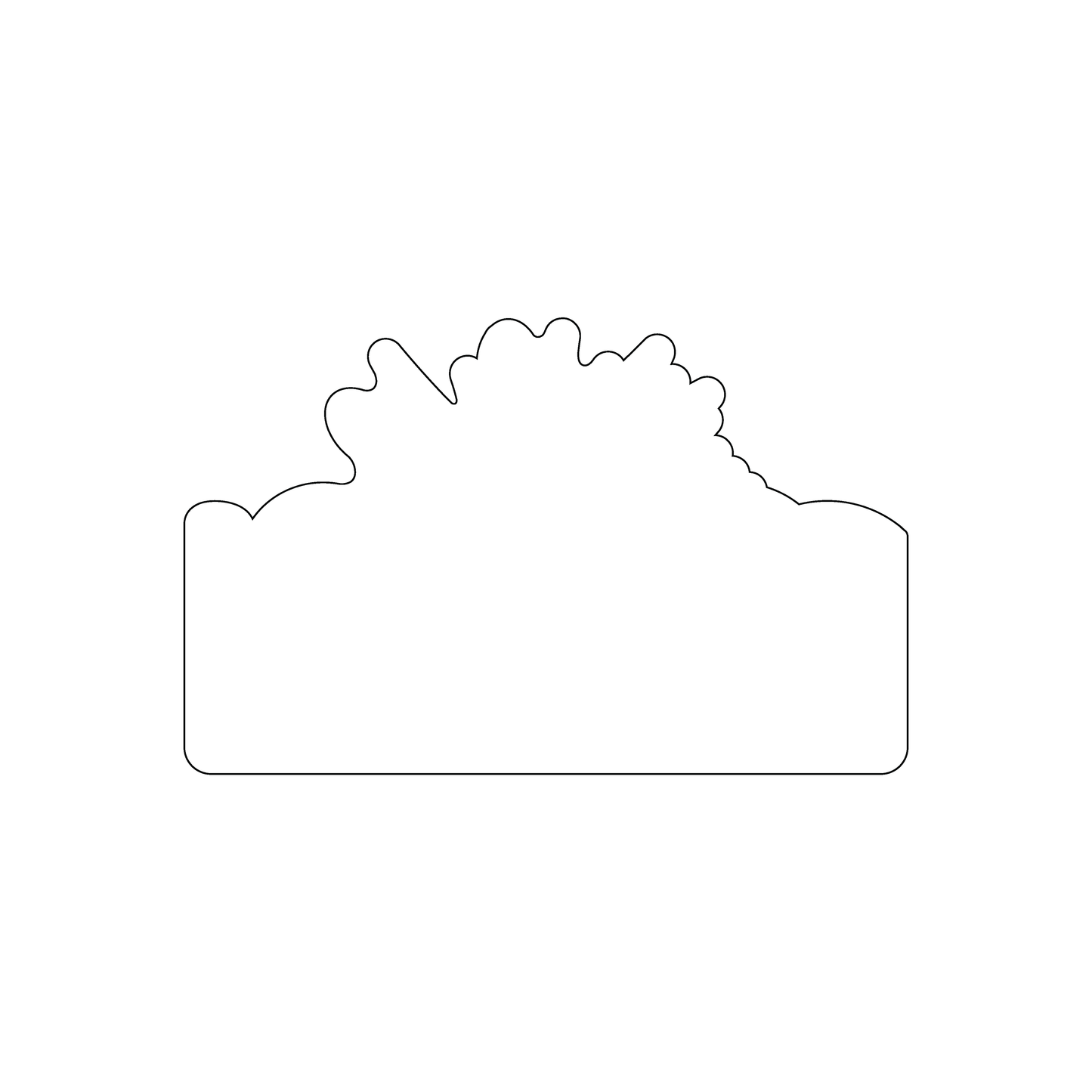 Custom Plastic 3.375" x 2.125" Explosion Shape Cards
