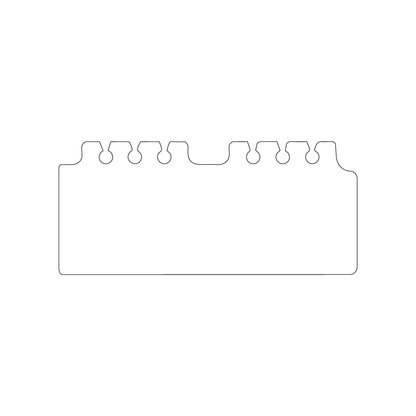 Custom Plastic 2.25" x 5.05" Rolodex Cards