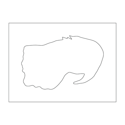 Custom Plastic 3.25" x 2.125" Parrot Shape Punch-Out Cards
