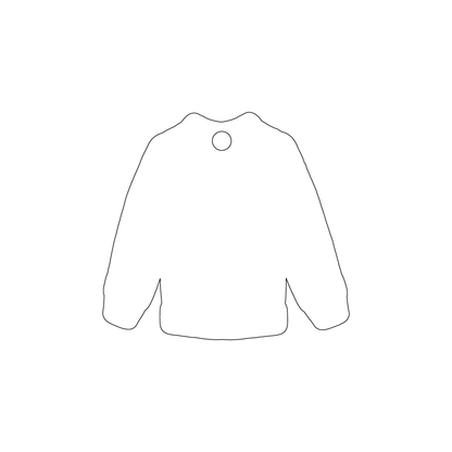 Custom Plastic 3.25" x 3" Sweater Shape Tags