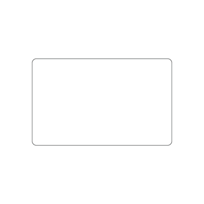 Custom Plastic 3.937" x 2.4375" Cards