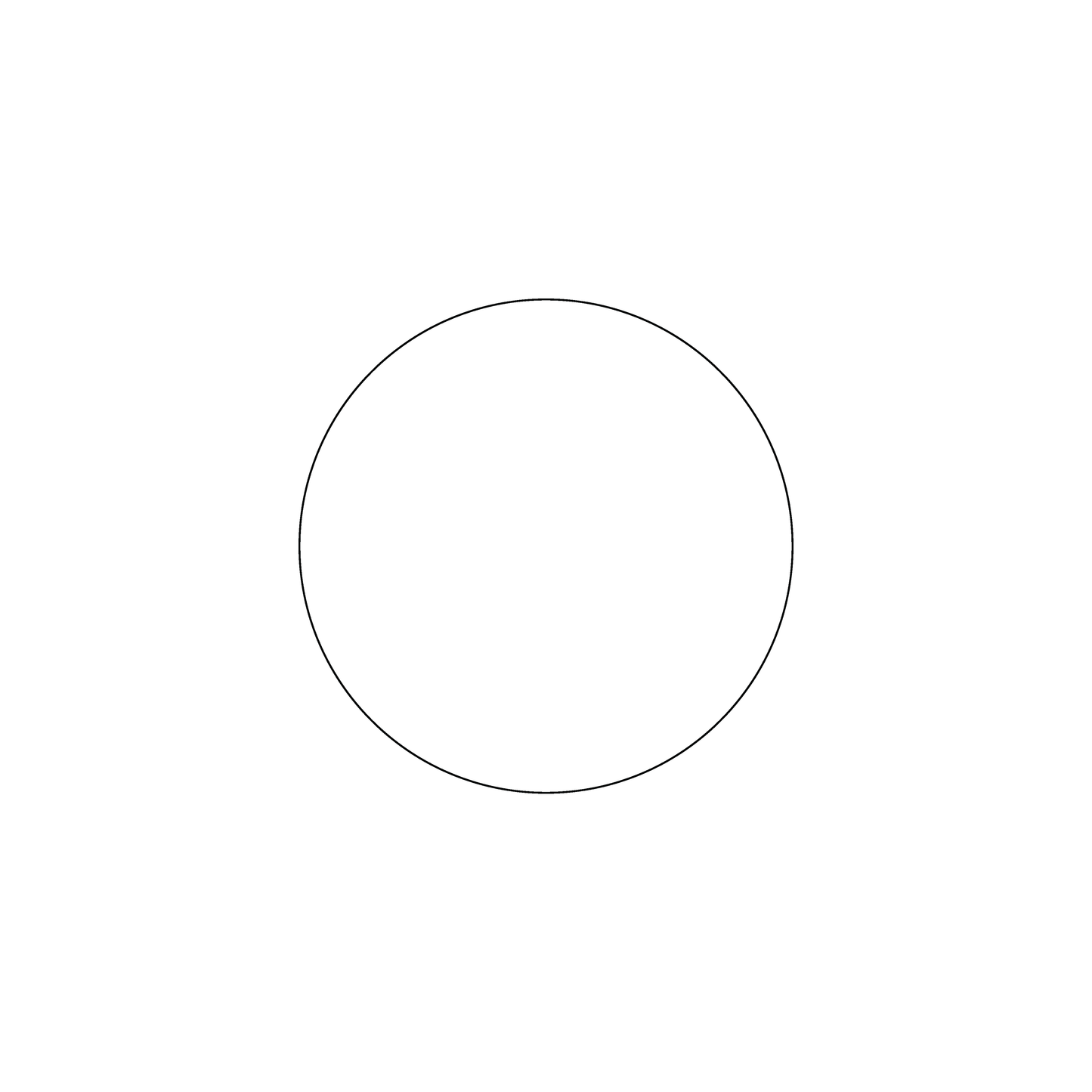 Custom Plastic 2.0625" Circle Shape Cards
