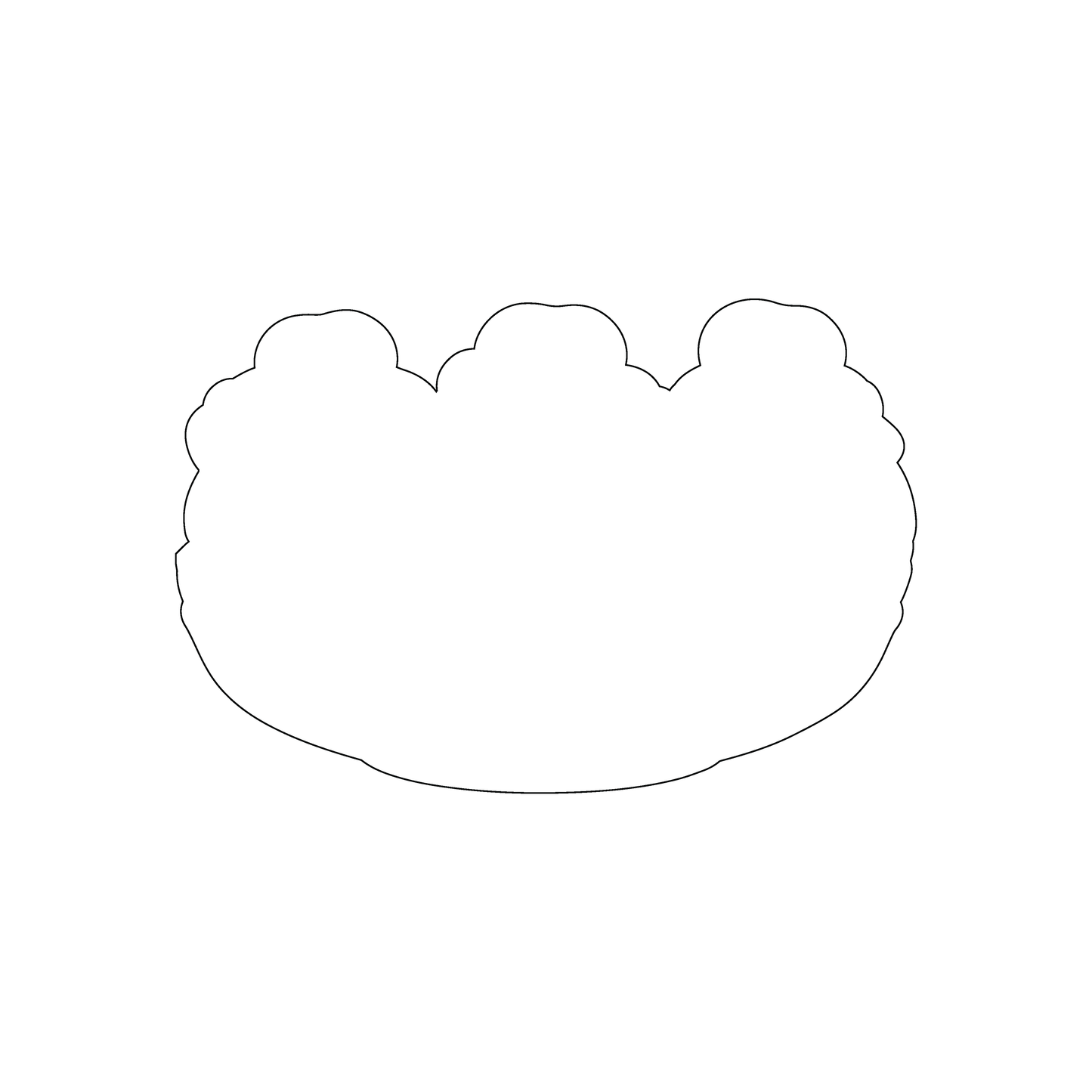 Custom Plastic 3.75" x 2.5" Banana Split Shape Cards