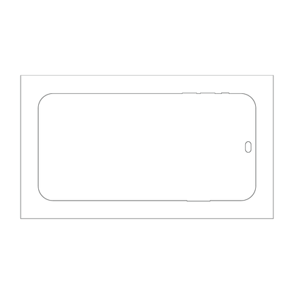 Custom Plastic 3.09" x 6.22" Phone Shape Tags