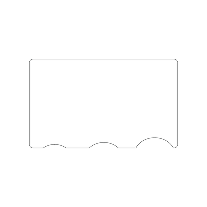 Custom Plastic 3" x 5" Measurement Card