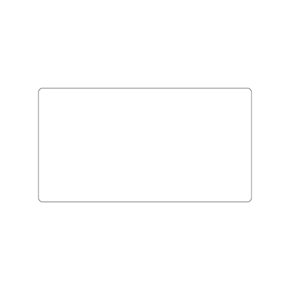 Custom Plastic 3.15" x 5.9" Medium Invitation