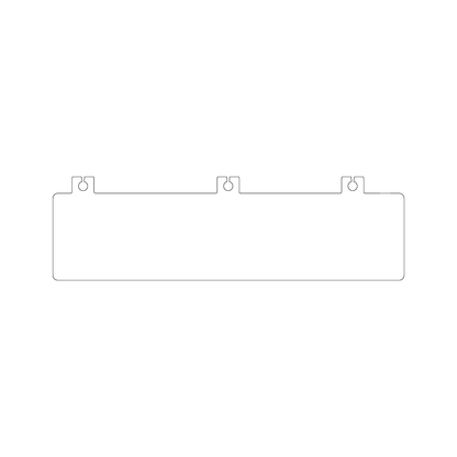 Custom Plastic 8.5" x 2.5" Planner Bookmark