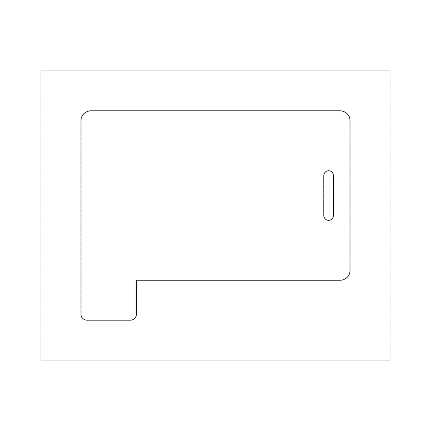 Custom Plastic 2.6258" x 3.375" Tabbed Page 5 Luggage Tags