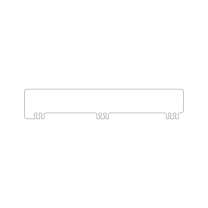 Custom Plastic 8" x 1.5" Planner Bookmark