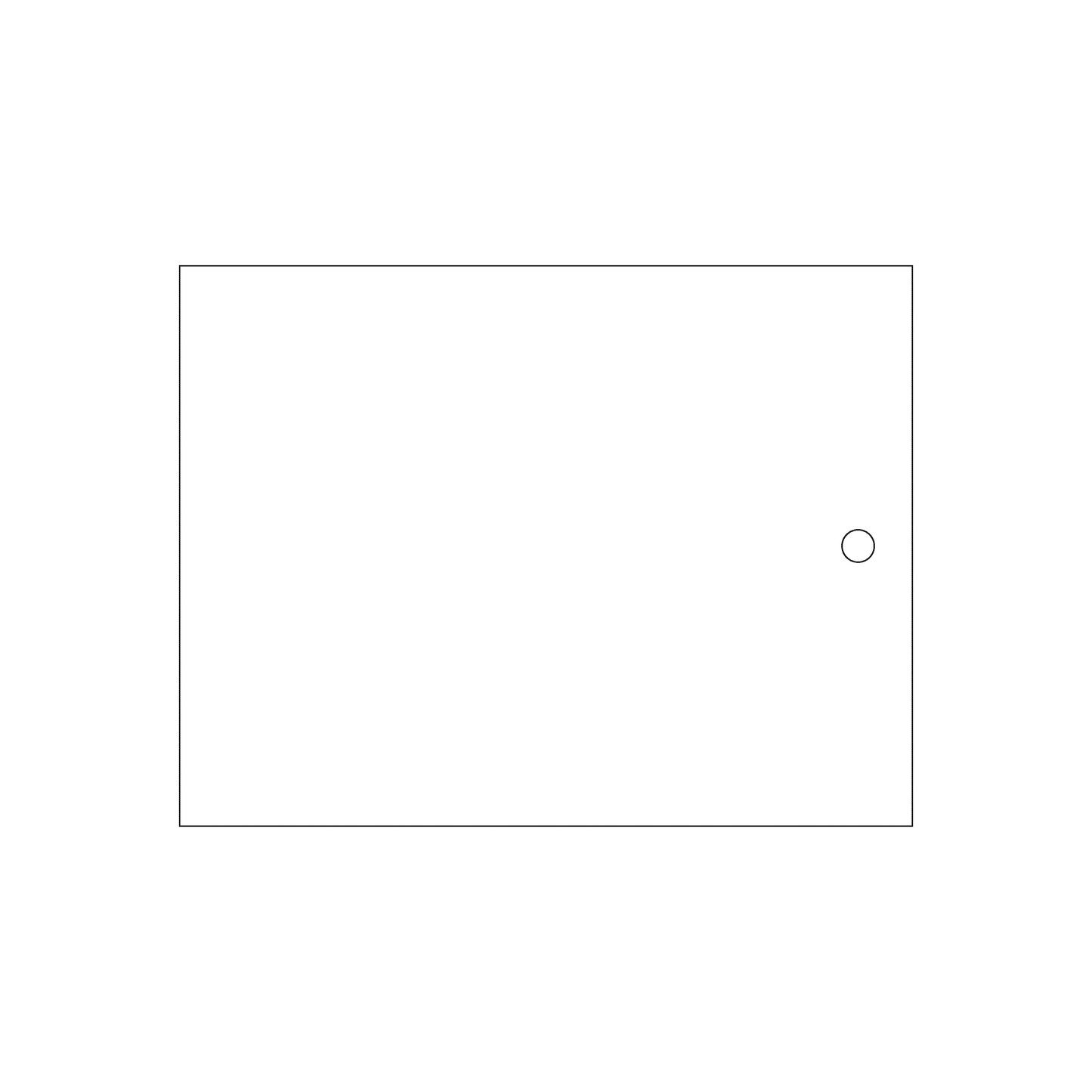 Custom Plastic 3.25" x 4.25" Vertical Tags