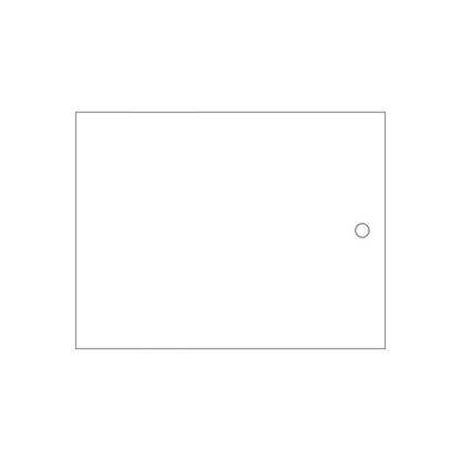 Custom Plastic 3.25" x 4.25" Vertical Tags