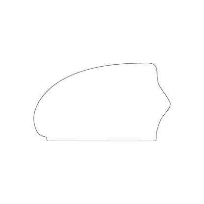 Custom Plastic 3.5" x 2" Cockpit Shape Cards
