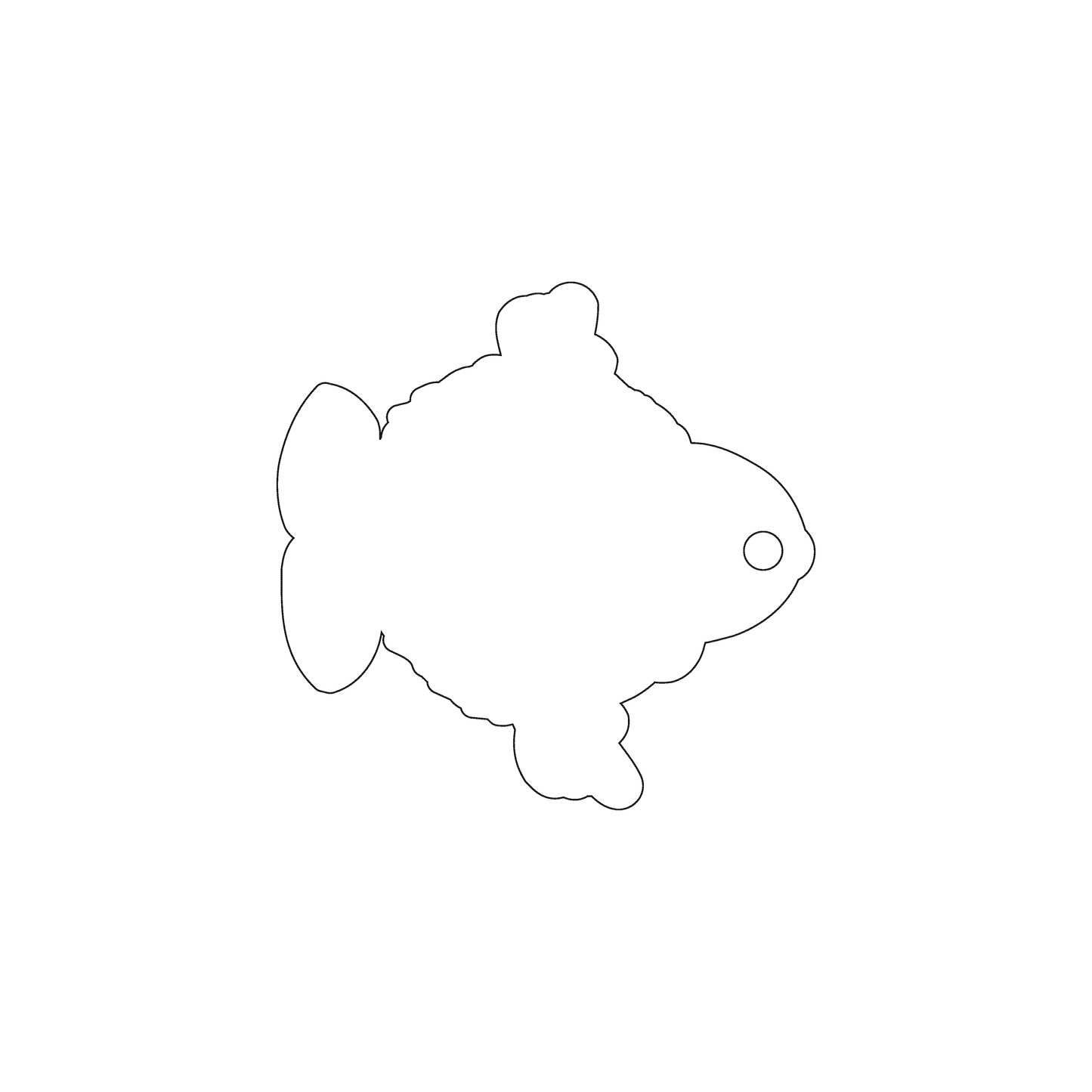 Custom Plastic 2.55" x 2.6" Mascot Shape Key Tags