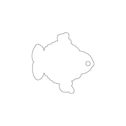 Custom Plastic 2.55" x 2.6" Mascot Shape Key Tags