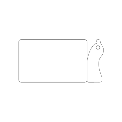 Custom Plastic 4.2" x 2.125" Card and Jalapeno Shaped Key Tag Combo