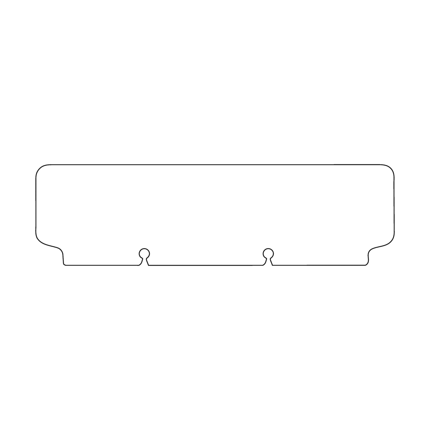 Custom Plastic 2.25" x 8" Planner Bookmark