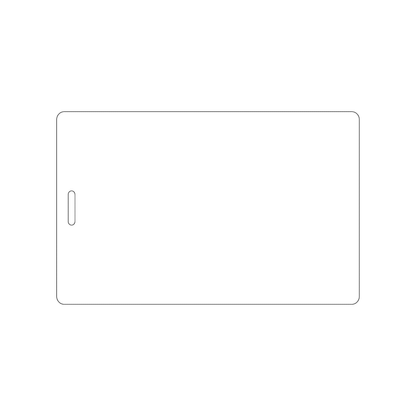 Custom Plastic 3.5" x 5.5" Vertical Badges