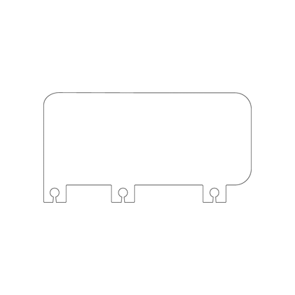 Custom Plastic 2.38" x 4.5" Planner Bookmark