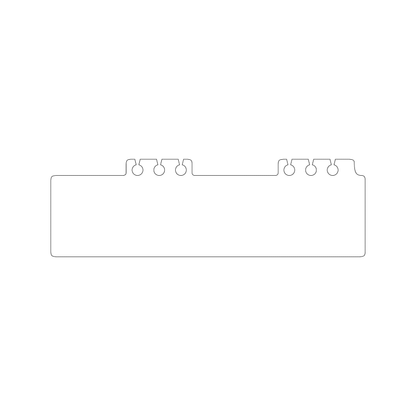Custom Plastic 2.25" x 7.25" Planner Bookmark