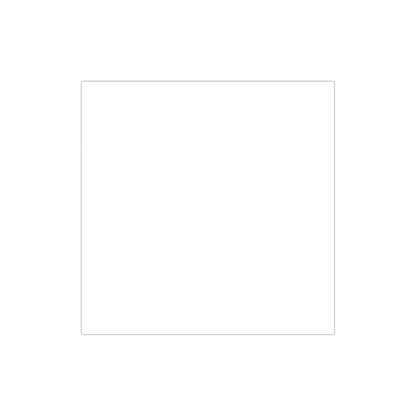Custom Plastic 9.8425" x 9.8425" Large Square Signage
